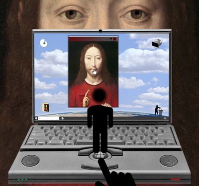 Sei Still! (aus der Serie Windows) by Alexander Eibach