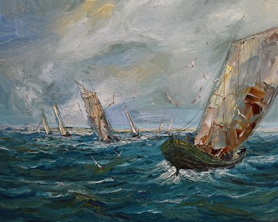 Sailing by justyna kopania