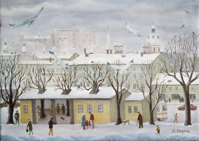 At the Salzach by Regine Dapra