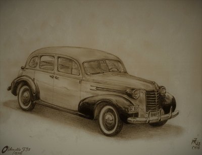 Oldsmobile 1937 by Jörg-Peter Rabe