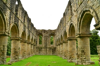 Buildwas Abbey, a medieval Cistercian monastery in Shropshire, England. by Albert Mansour