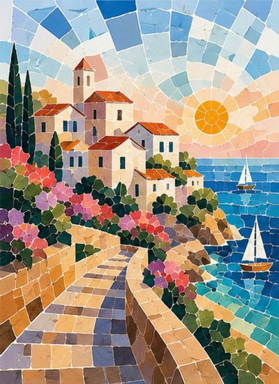 Mediterranean Mosaic Dreams by Nomi Morina