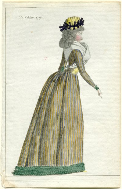 Fashion News, October 10, 1792, 23rd Booklet, Plate 1 by A.B. Duhamel (possibly)