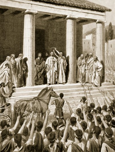 Themistocles Honoured at Sparta, Illustration from 