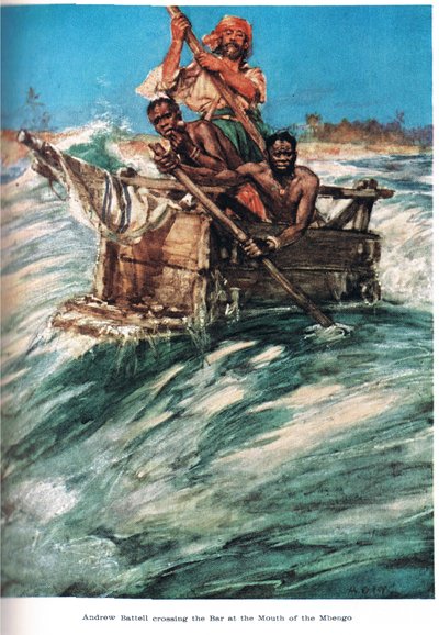 Battell Arrives at the Mouth of the Mbengo by A.D. McClintock