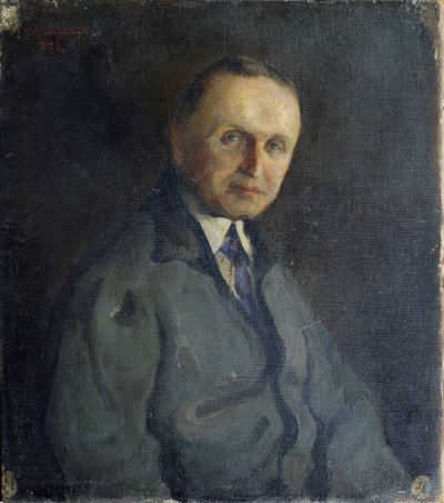 Portrait of the Pianist Konstantin Igumnov by A.K. Elsner