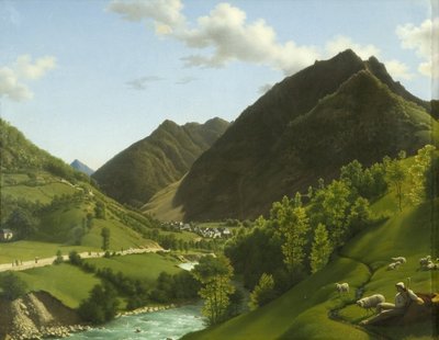 A Valley in the Pyrenees by A.L.R.M. Duperraux