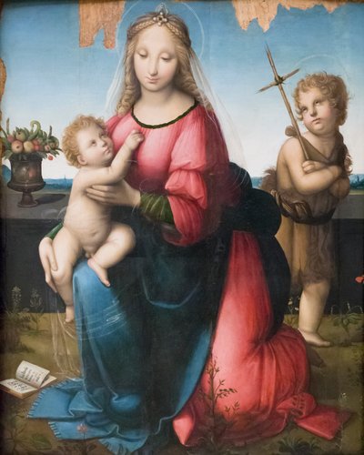 Madonna and Child with the Young St John by A. (1485 c.1525) Piccinelli