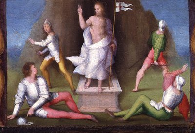 The Resurrection (detail) by A.  Piccinelli