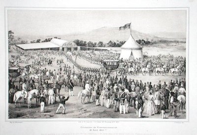 Coronation of General Faustin Soulouque as Emperor of Haiti by A. (after) Hartmann