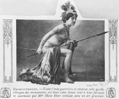Mata Hari in a War Dance by A. Bert