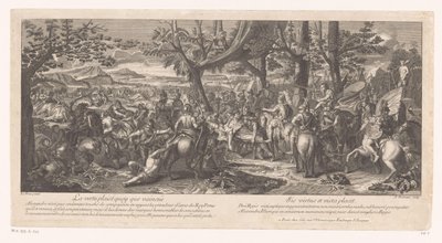 Defeated King Porus Before Alexander the Great by A. Bormans
