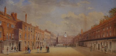Old Clarence Barracks, Portsmouth, Hampshire, 1847 by A. C. Snape