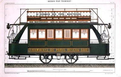 Design for a Tram by A. Cheneveau