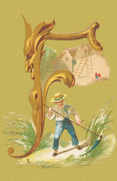 F: Mower, Fake, Hay, Farm by A. Cordier