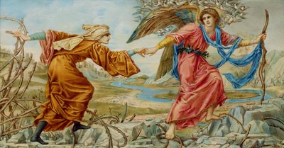 Love Leading the Pilgrim after Sir E. C. Burne-Jones by A. Corsi Lalli