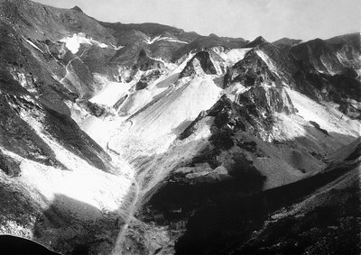 Marble quarries in the Apuan Alps, in Tuscany by A. Corsini