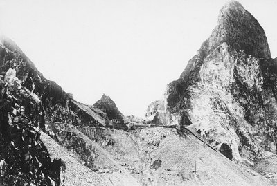 Marble quarry in the Apuan Alps, Tuscany by A. Corsini