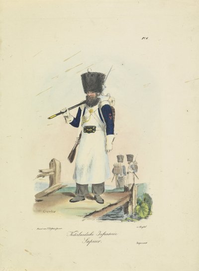 Sapper, 1820-1825 (series title) by A. Courtois