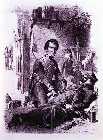 Paul Broussais Caring for the Sick by A. Duruy