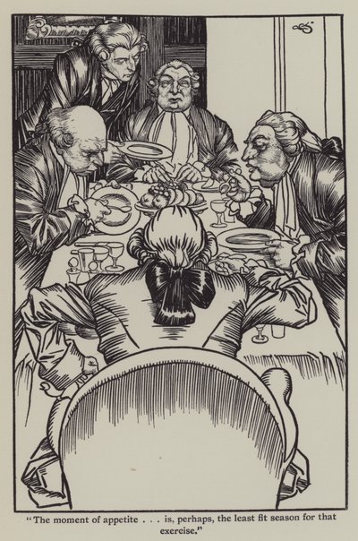 Illustration for The Essays of Elia by Charles Lamb by A. Garth Jones