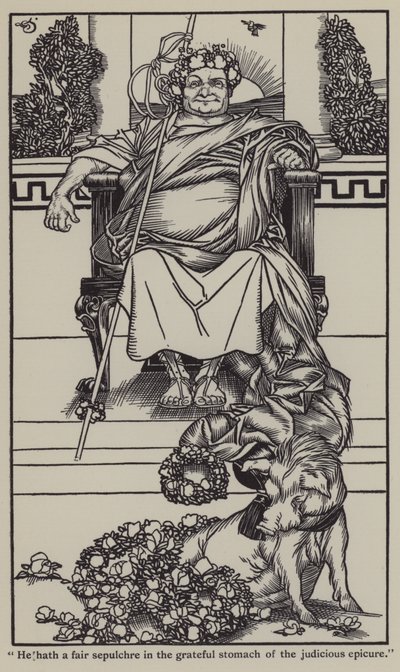 Illustration for The Essays of Elia by Charles Lamb by A. Garth Jones