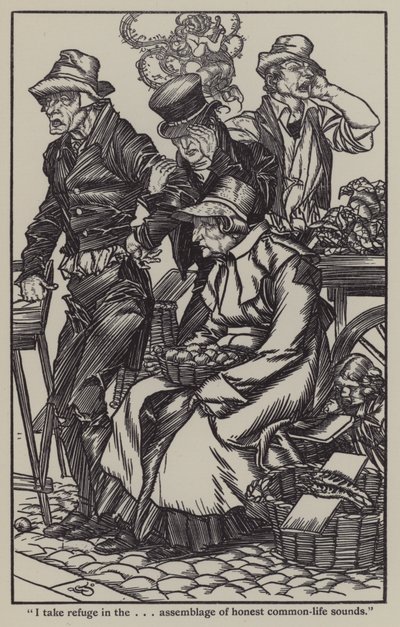 Illustration for The Essays of Elia by Charles Lamb by A. Garth Jones