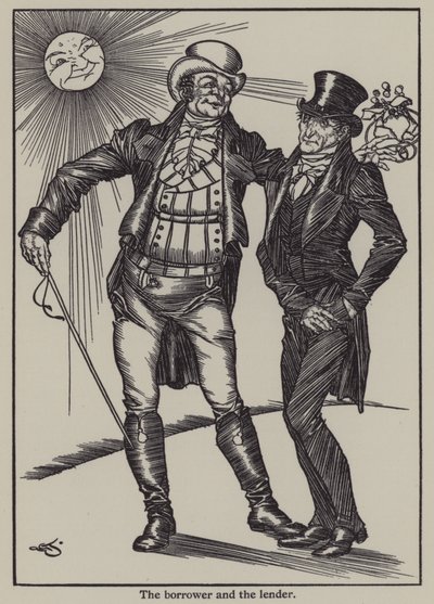 Illustration for The Essays of Elia by Charles Lamb by A. Garth Jones
