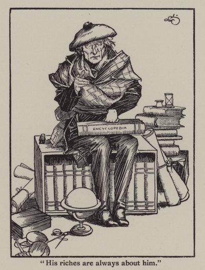 Illustration for The Essays of Elia by Charles Lamb by A. Garth Jones