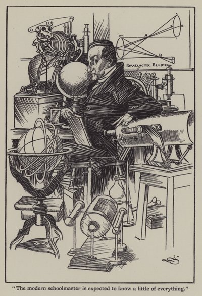 Illustration for The Essays of Elia by Charles Lamb by A. Garth Jones
