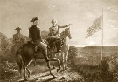 The Dawn of Peace, Morning of the Surrender of Yorktown by A. Gilchrist Campbell