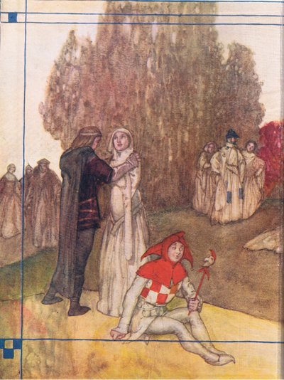 Inside Cover Design, from Tales from Shakespeare by A. Jackson