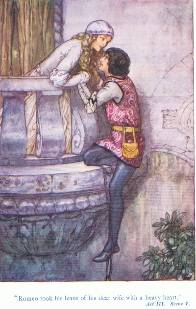 Romeo took leave of his dear wife with a heavy heart (Romeo and Juliet) by A. Jackson
