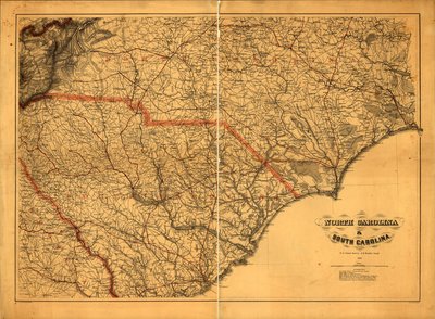 Civil War Map by A. Lindenkohl