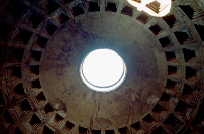 Interior of the Pantheon, Rome, Italy by A. Lorenzini