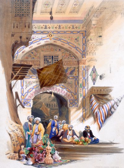 Gateway of a Bazaar, Grand Cairo, Egypt by A Margaretta Burr