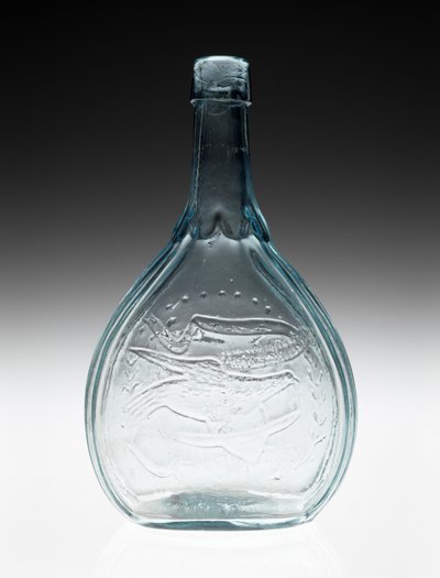 Figured Flask, c. 1866-1874 by A. R. (attr.to) Samuels