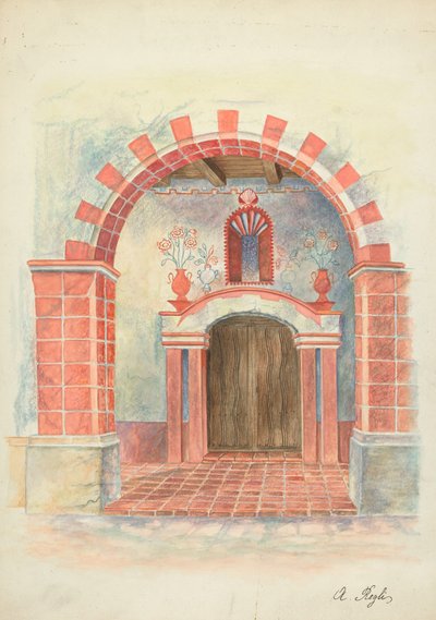 Restoration Drawing by A. Regli