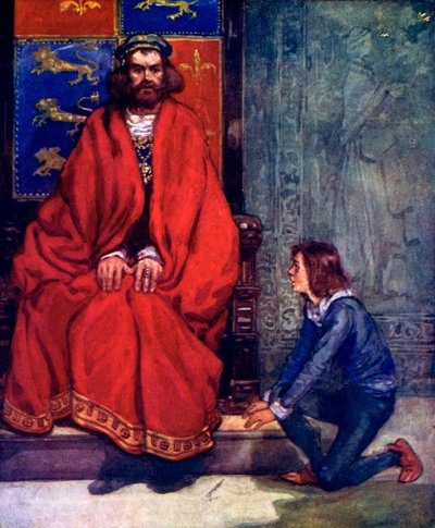 The Little Boy Knelt Before the King and Stammered Out the Story by A. S. Forrest