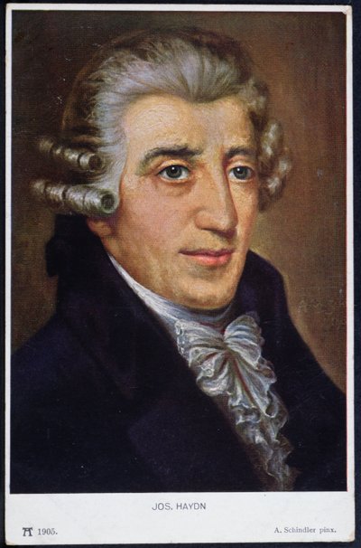 Portrait of Franz Joseph Haydn by A. Schindler