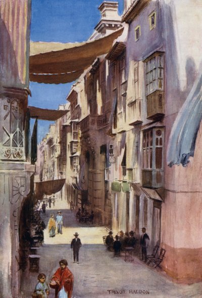 A Street in Murcia by A. Trevor Haddon