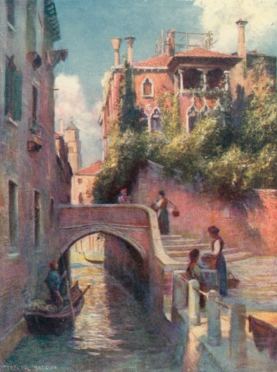 Back of Palazzo Dario by A. Trevor Haddon