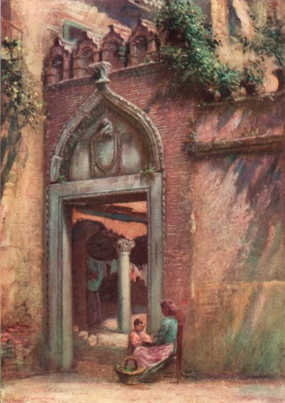 Entrance to Courtyard of the Ca