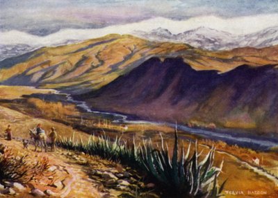 Granada, View of the Sierra Nevada and River Genil by A. Trevor Haddon