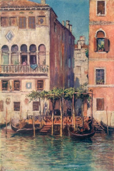 Sicher Palace and Traghetto Della Madonnetta by A. Trevor Haddon