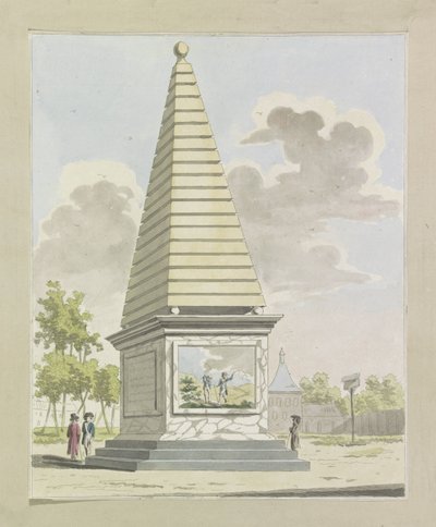 Decoration in the Plantage, 1795 by A. Verkerk