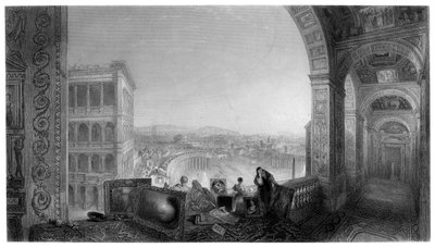 Rome, from the Vatican, late 19th century by A. Willmore