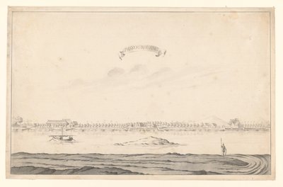 View of Passoeroean by A. de Nelly (possibly)