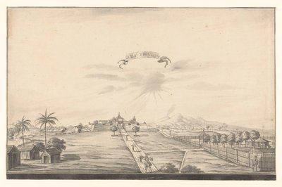 View of the Fort of Salatiga by A. de Nelly (possibly)