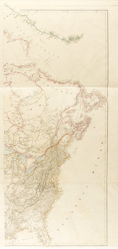 A Map Exhibiting All the New Discoveries in the Interior Parts of North America by Aaron Arrowsmith